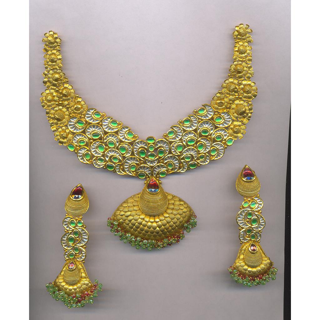 GOLD HALF SET ROUND ANTIQUE EXCLUSIVE