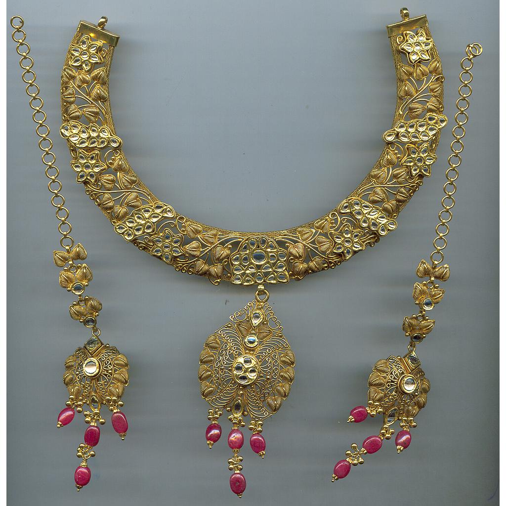 GOLD HALF SET ROUND ANTIQUE EXCLUSIVE