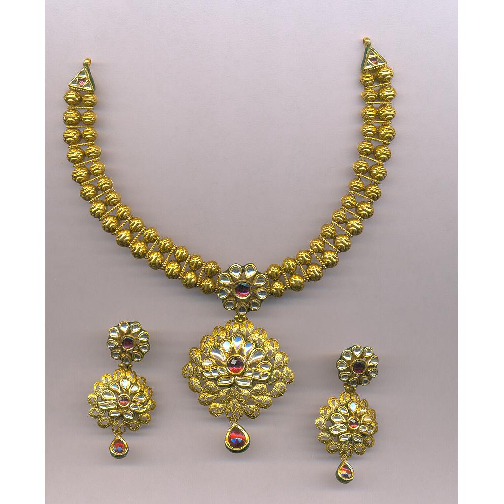 GOLD HALF SET ROUND ANTIQUE EXCLUSIVE