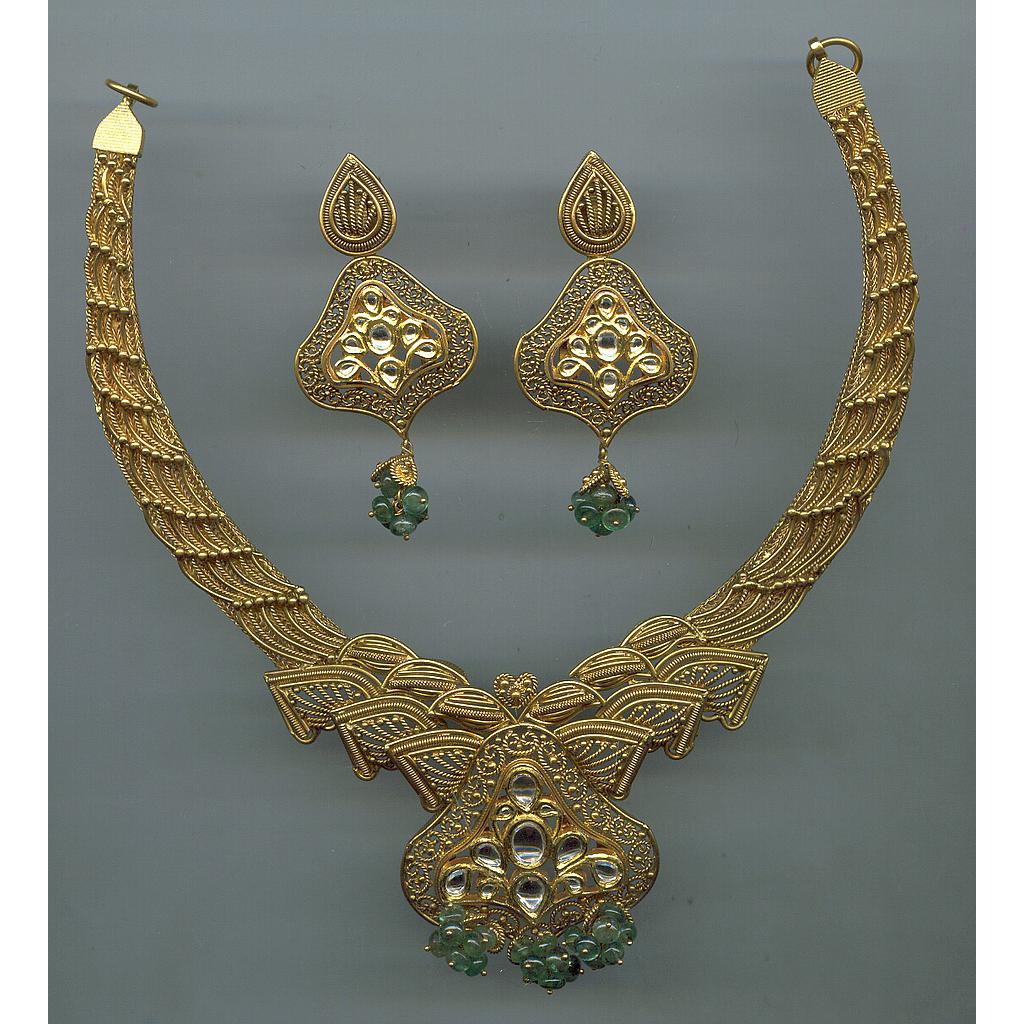 GOLD HALF SET ROUND ANTIQUE EXCLUSIVE