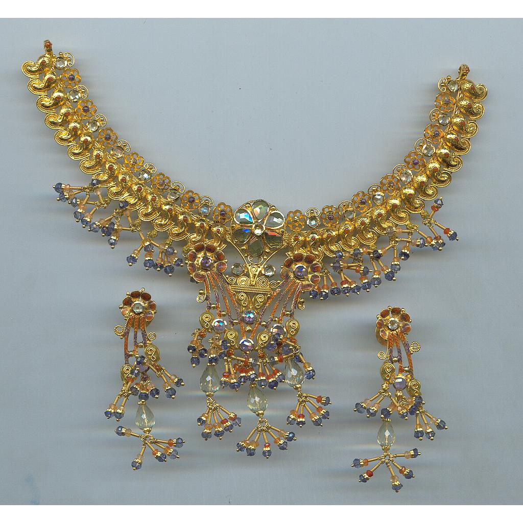 GOLD HALF SET ROUND ANTIQUE EXCLUSIVE
