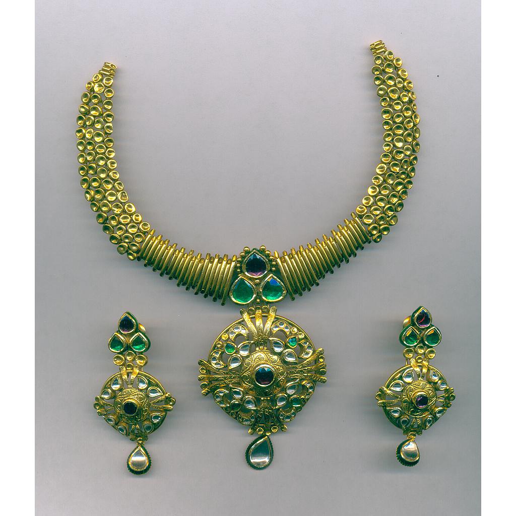 GOLD HALF SET ROUND ANTIQUE EXCLUSIVE