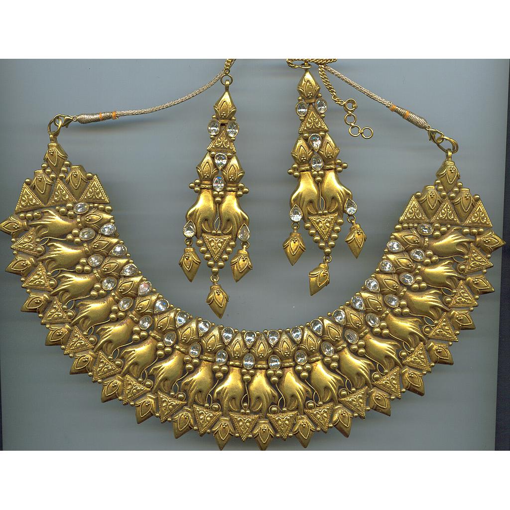 GOLD HALF SET ROUND ANTIQUE EXCLUSIVE