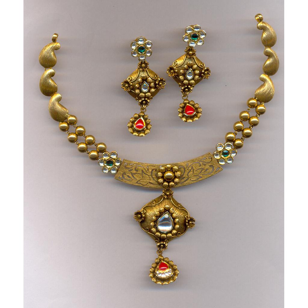 GOLD HALF SET ROUND ANTIQUE EXCLUSIVE