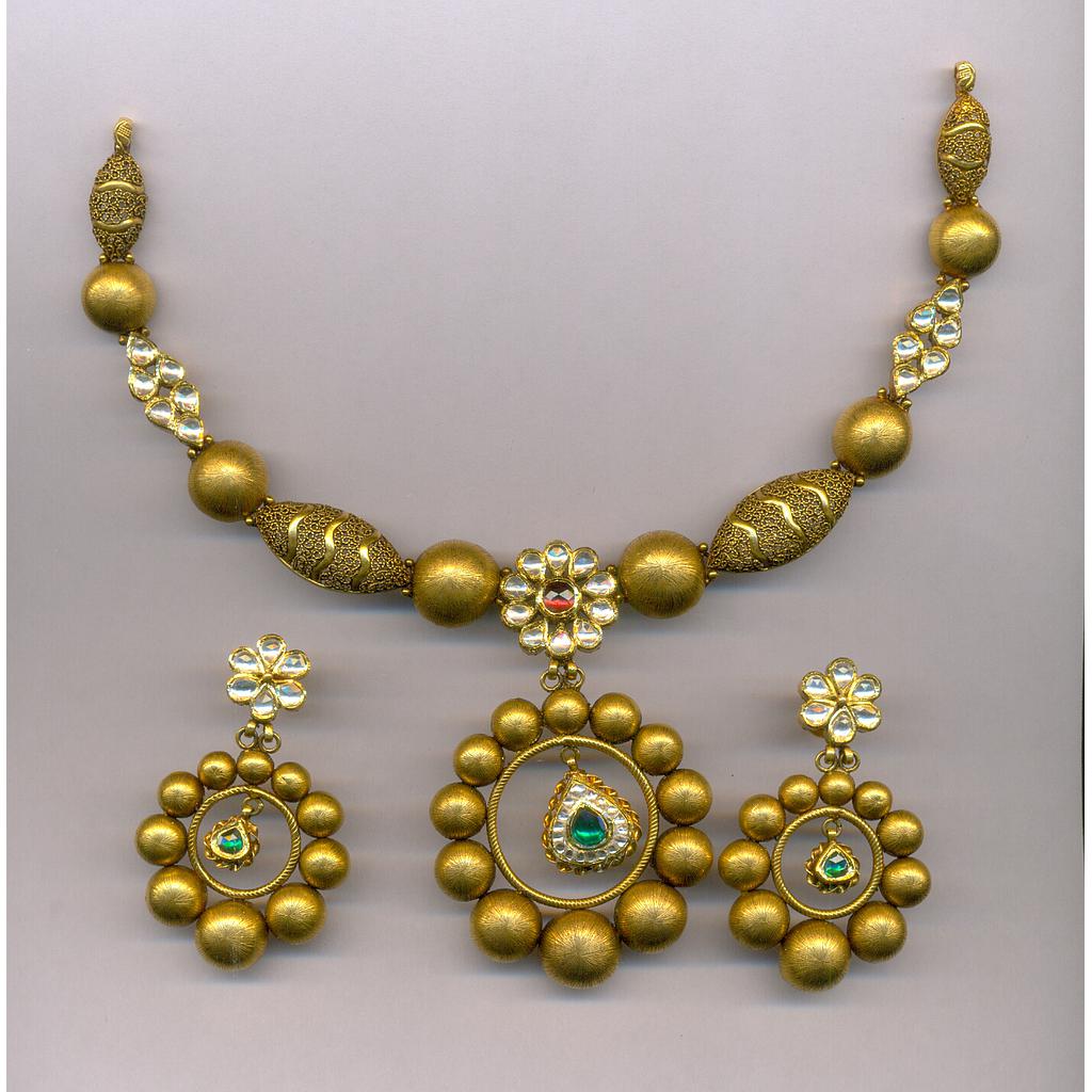 GOLD HALF SET ROUND ANTIQUE EXCLUSIVE