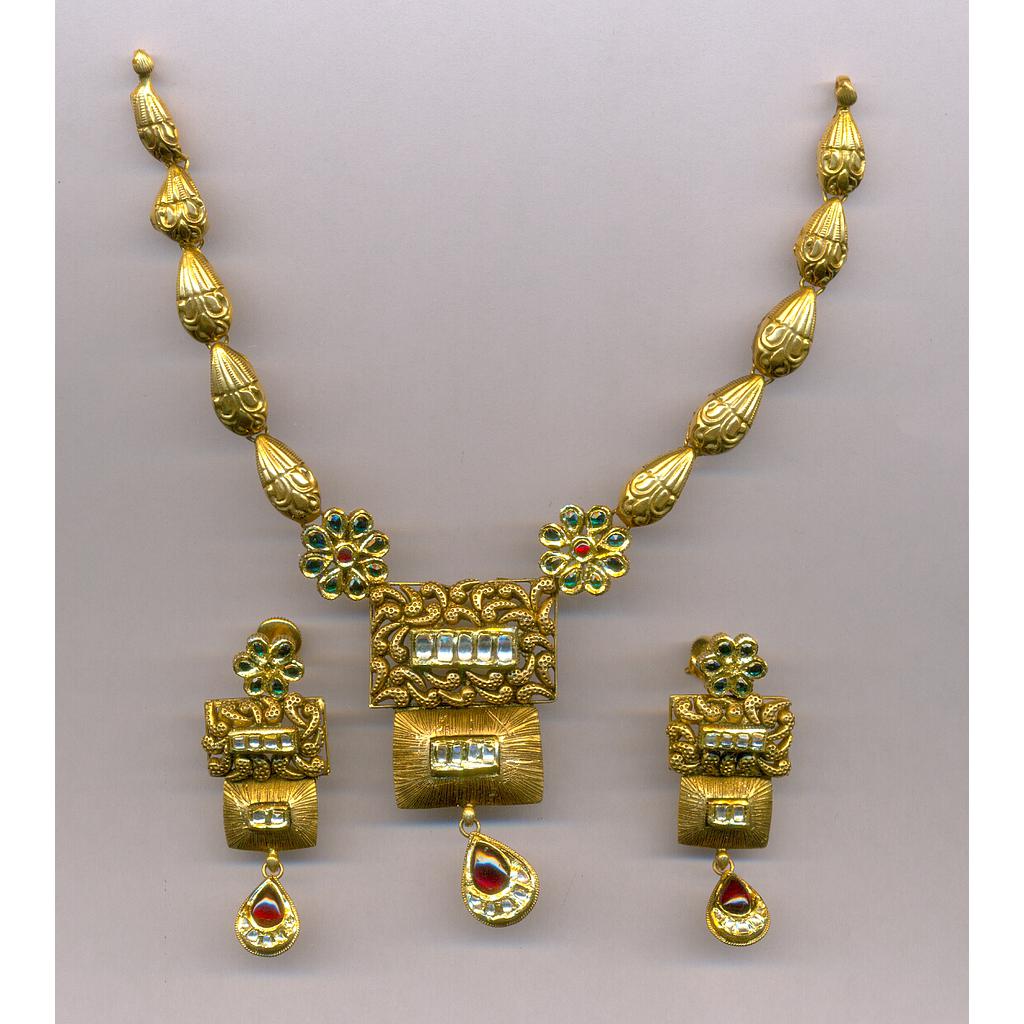 GOLD HALF SET ROUND ANTIQUE EXCLUSIVE