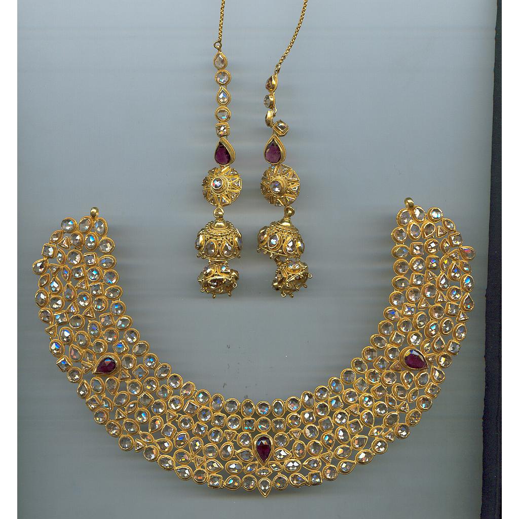 GOLD HALF SET ROUND ANTIQUE EXCLUSIVE
