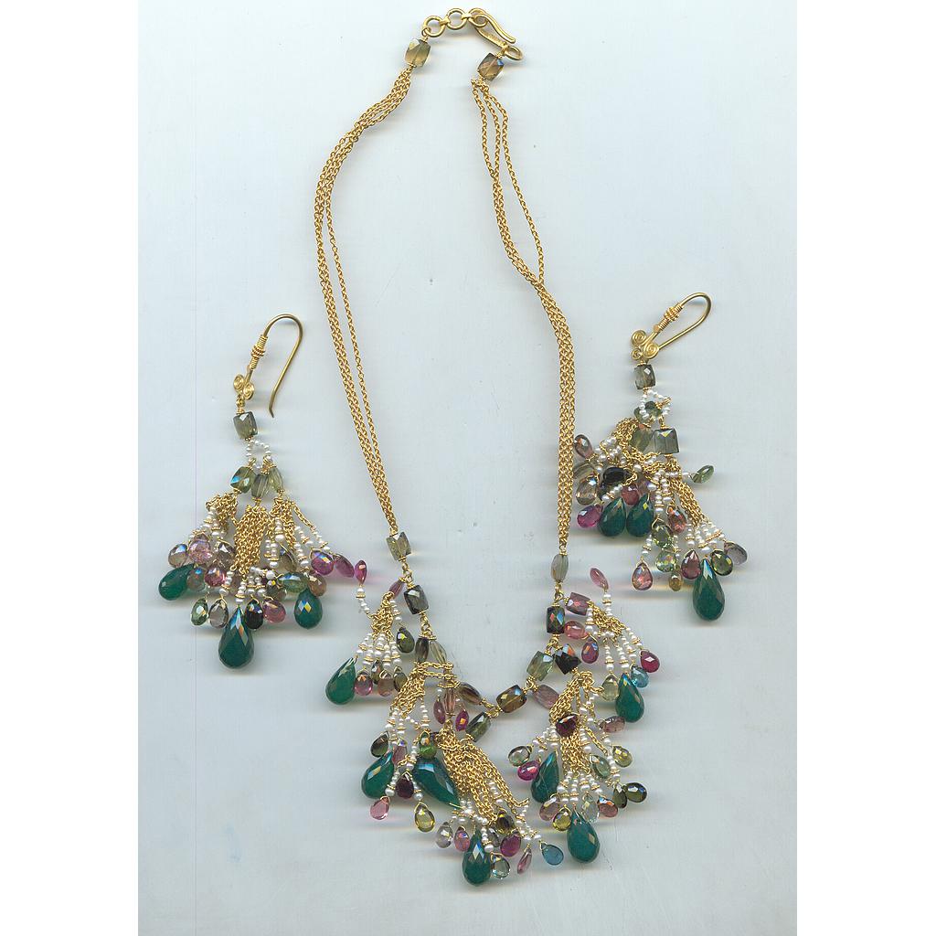GOLD HALF SET ROUND ANTIQUE EXCLUSIVE