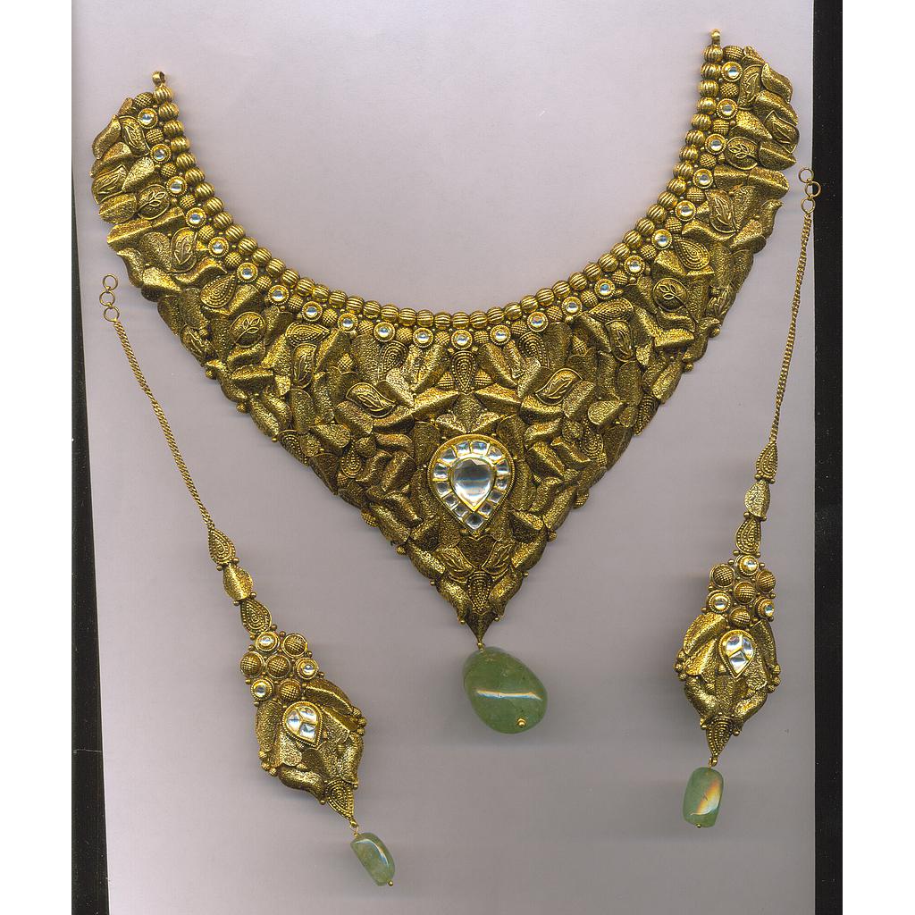 GOLD HALF SET ROUND ANTIQUE EXCLUSIVE