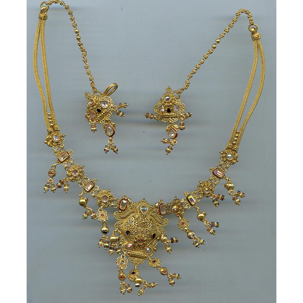 GOLD HALF SET ROUND ANTIQUE EXCLUSIVE