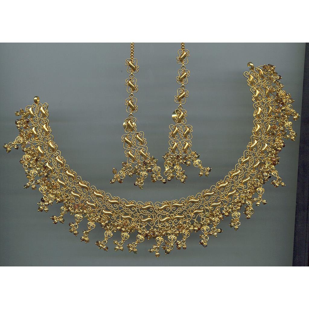 GOLD HALF SET ROUND ANTIQUE EXCLUSIVE