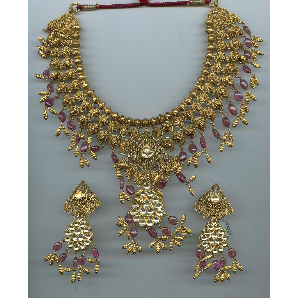GOLD HALF SET ROUND ANTIQUE EXCLUSIVE