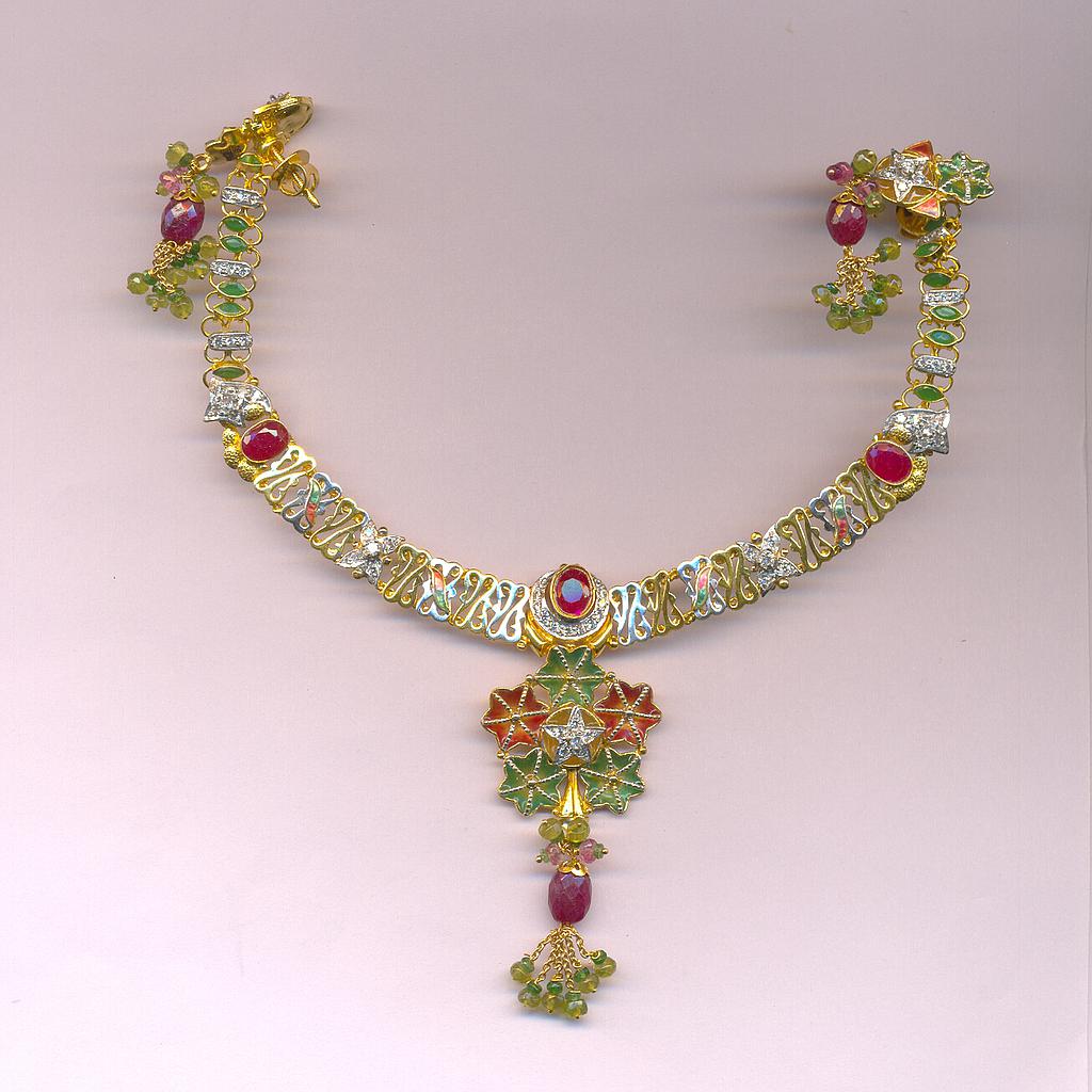 GOLD HALF SET ROUND ANTIQUE EXCLUSIVE