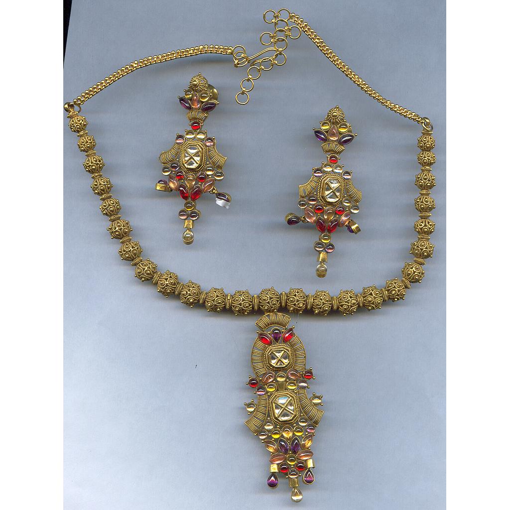 GOLD HALF SET ROUND ANTIQUE EXCLUSIVE