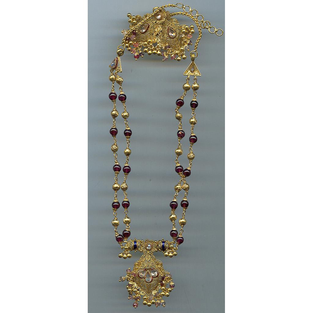 GOLD HALF SET ROUND ANTIQUE EXCLUSIVE