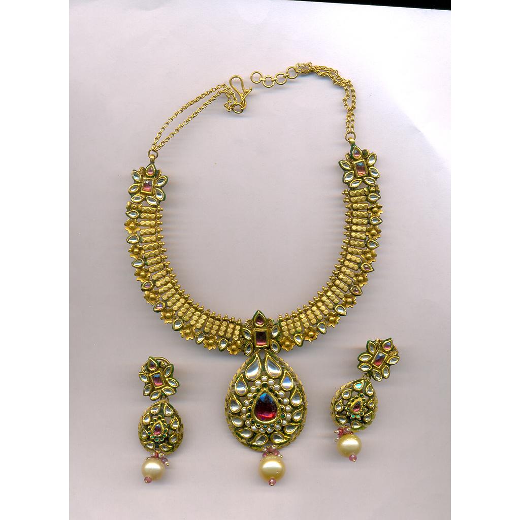 GOLD HALF SET ROUND ANTIQUE EXCLUSIVE