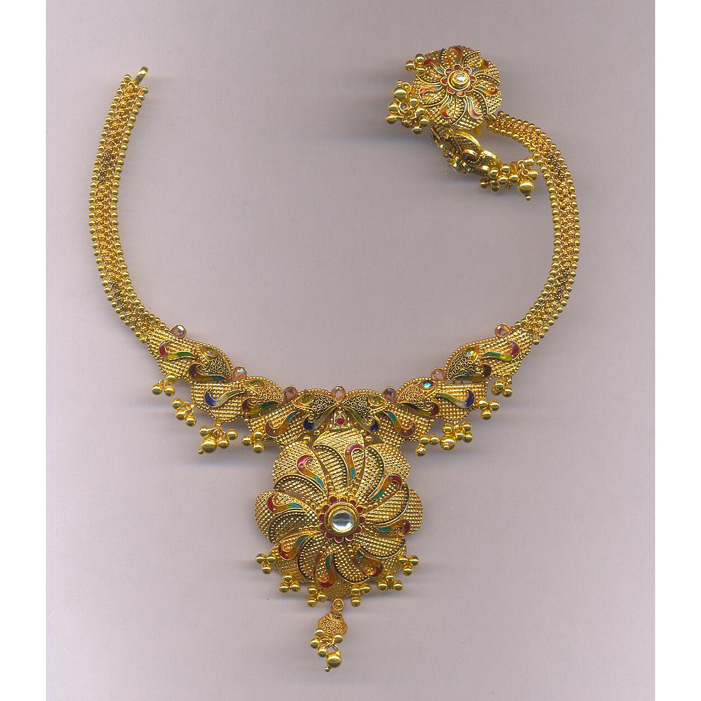 GOLD HALF SET ROUND ANTIQUE EXCLUSIVE