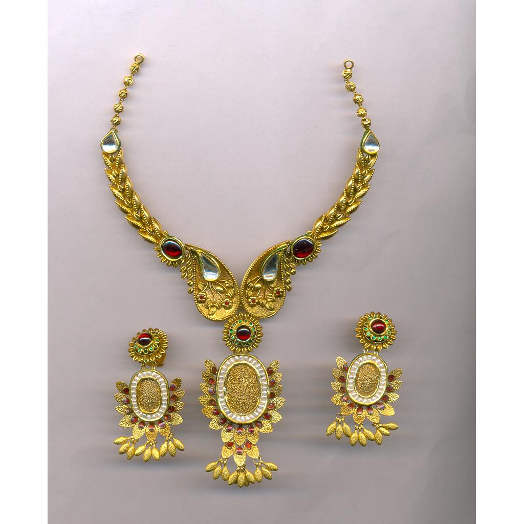 GOLD HALF SET ROUND ANTIQUE EXCLUSIVE