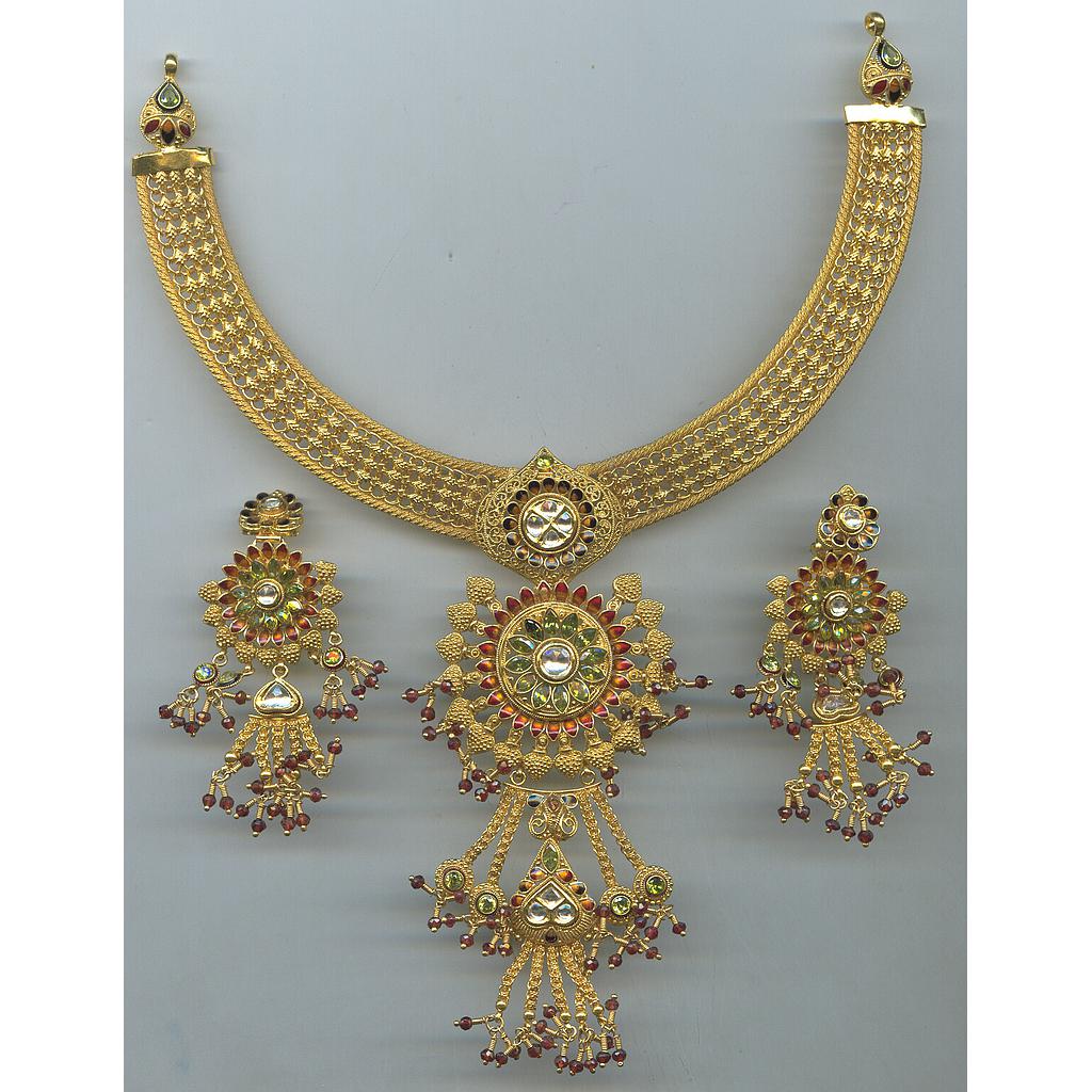 GOLD HALF SET ROUND ANTIQUE EXCLUSIVE