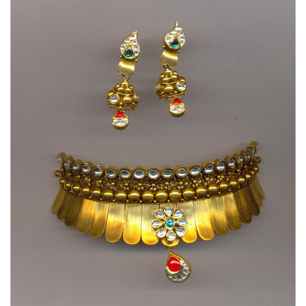 GOLD HALF SET ROUND ANTIQUE EXCLUSIVE