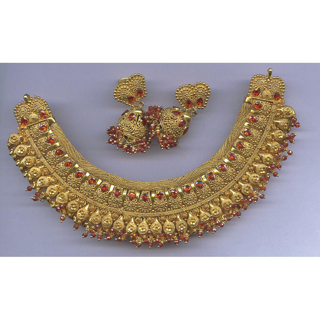GOLD HALF SET ROUND ANTIQUE EXCLUSIVE
