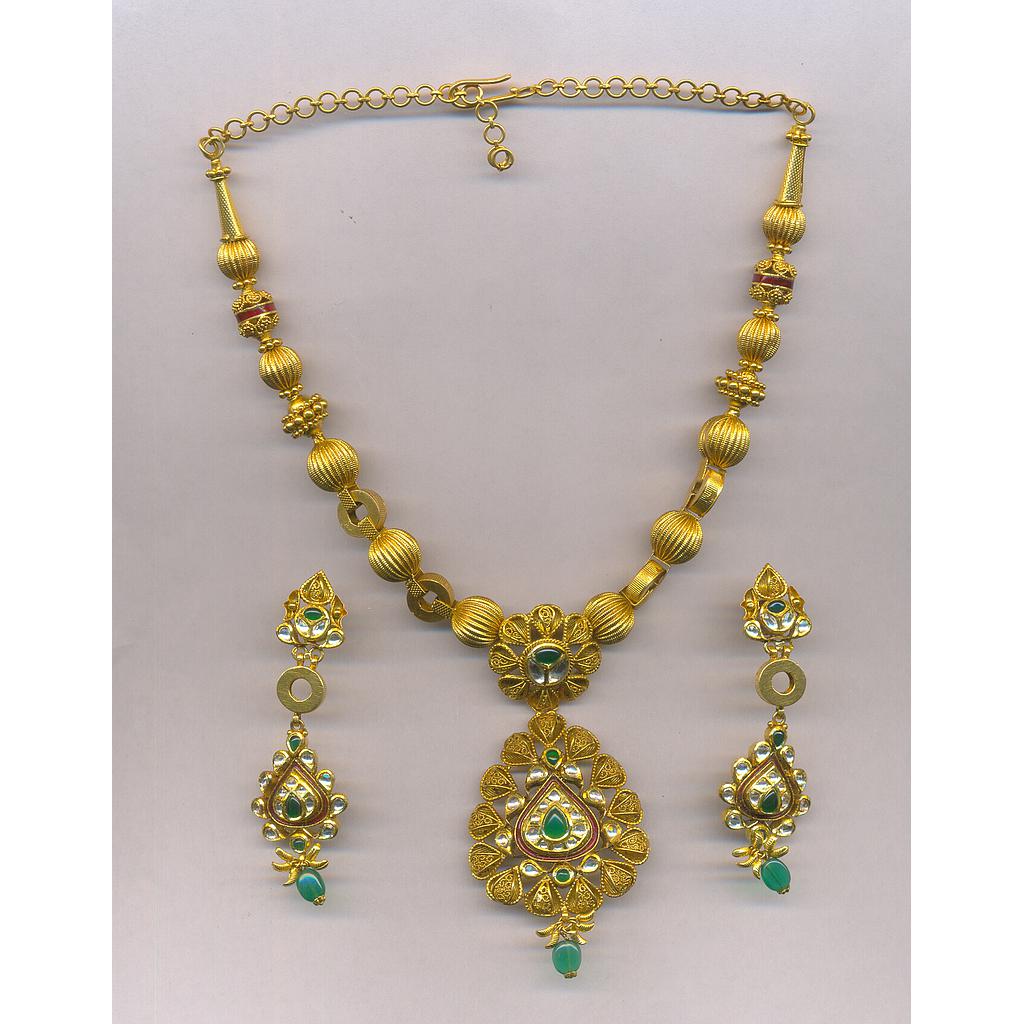 GOLD HALF SET ROUND ANTIQUE EXCLUSIVE