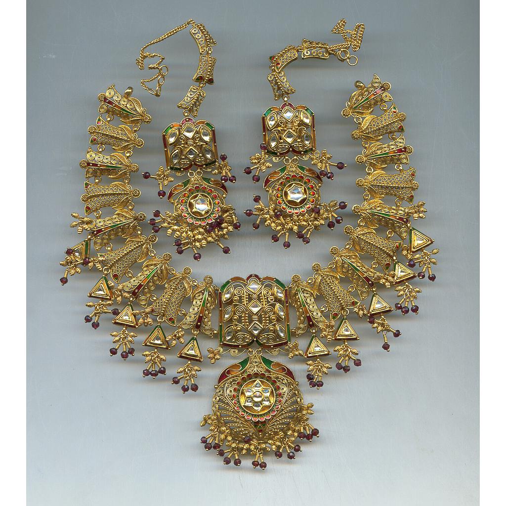 GOLD HALF SET ROUND ANTIQUE EXCLUSIVE