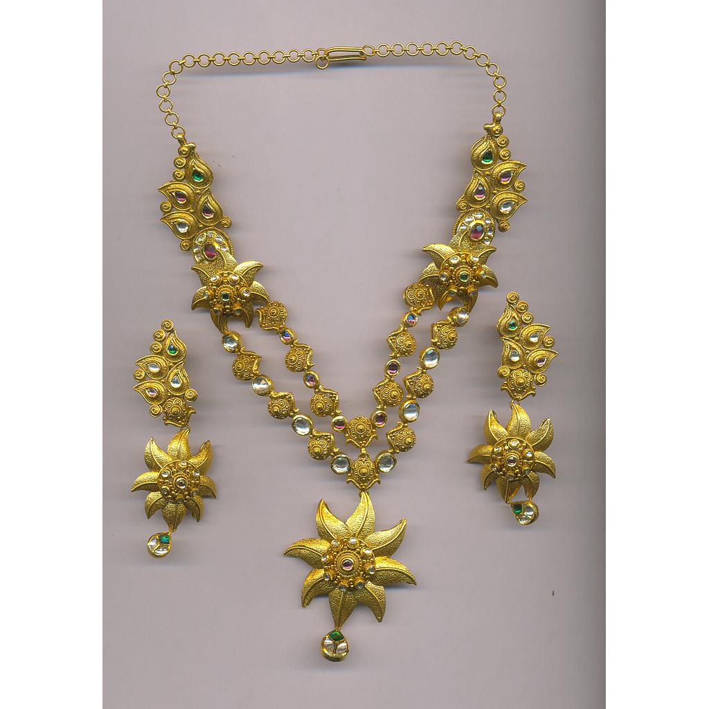 GOLD HALF SET ROUND ANTIQUE EXCLUSIVE