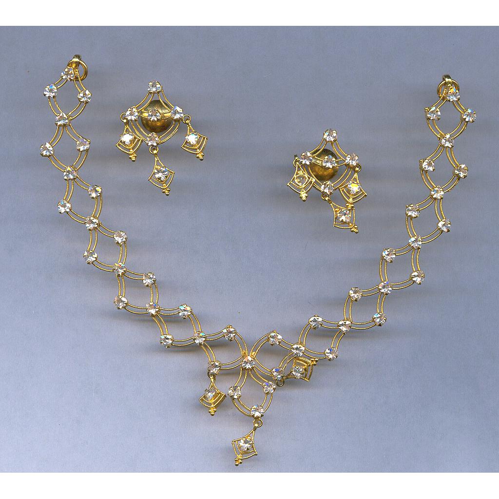 GOLD HALF SET ROUND ANTIQUE EXCLUSIVE