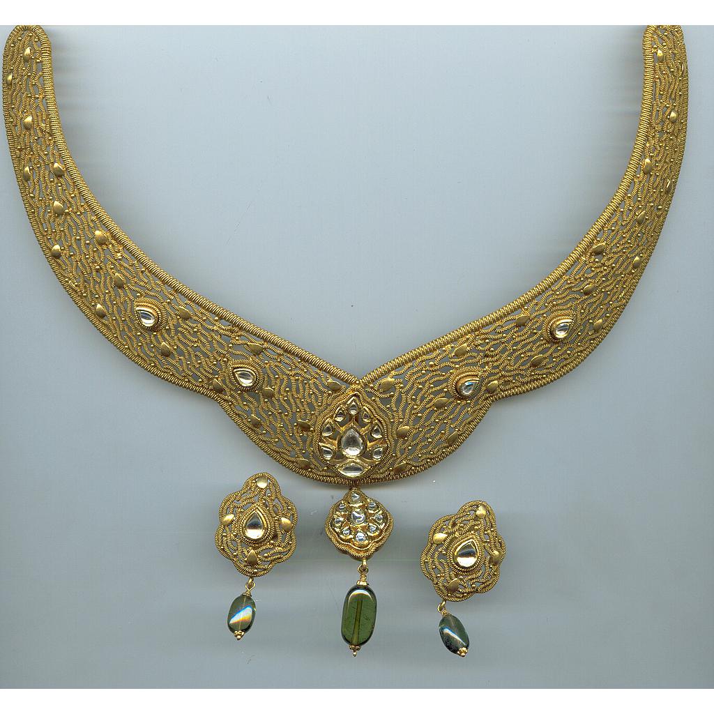 GOLD HALF SET ROUND ANTIQUE EXCLUSIVE