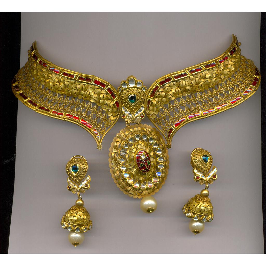 GOLD HALF SET ROUND ANTIQUE EXCLUSIVE