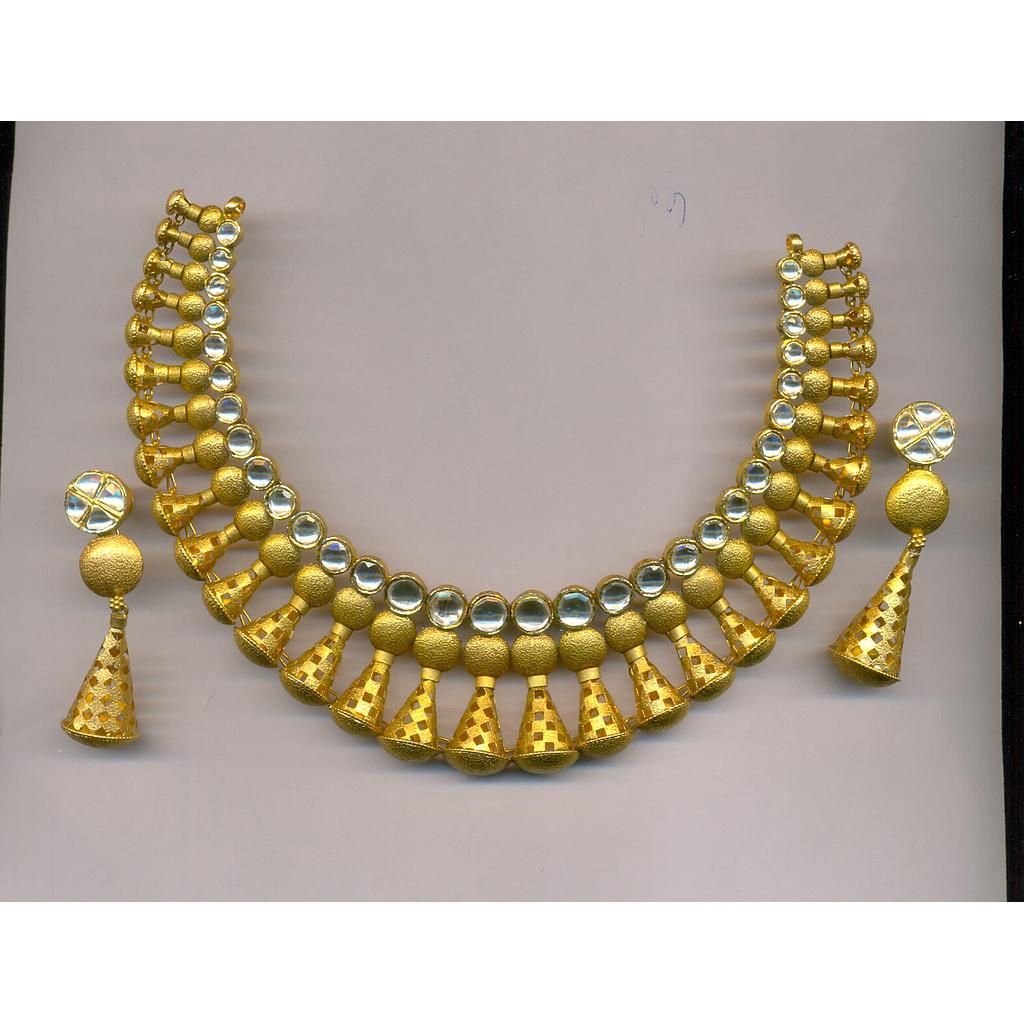 GOLD HALF SET ROUND ANTIQUE EXCLUSIVE
