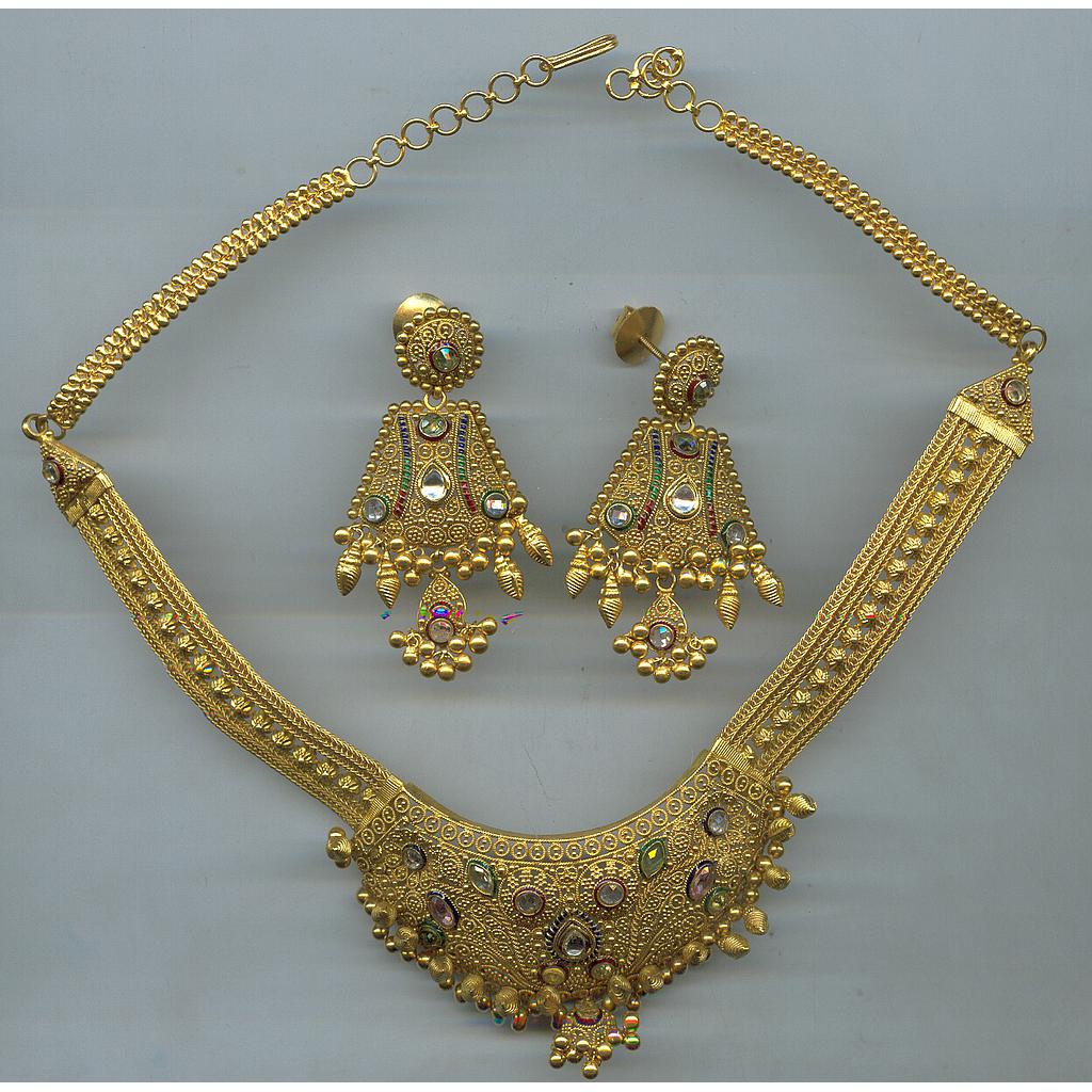 GOLD HALF SET ROUND ANTIQUE EXCLUSIVE