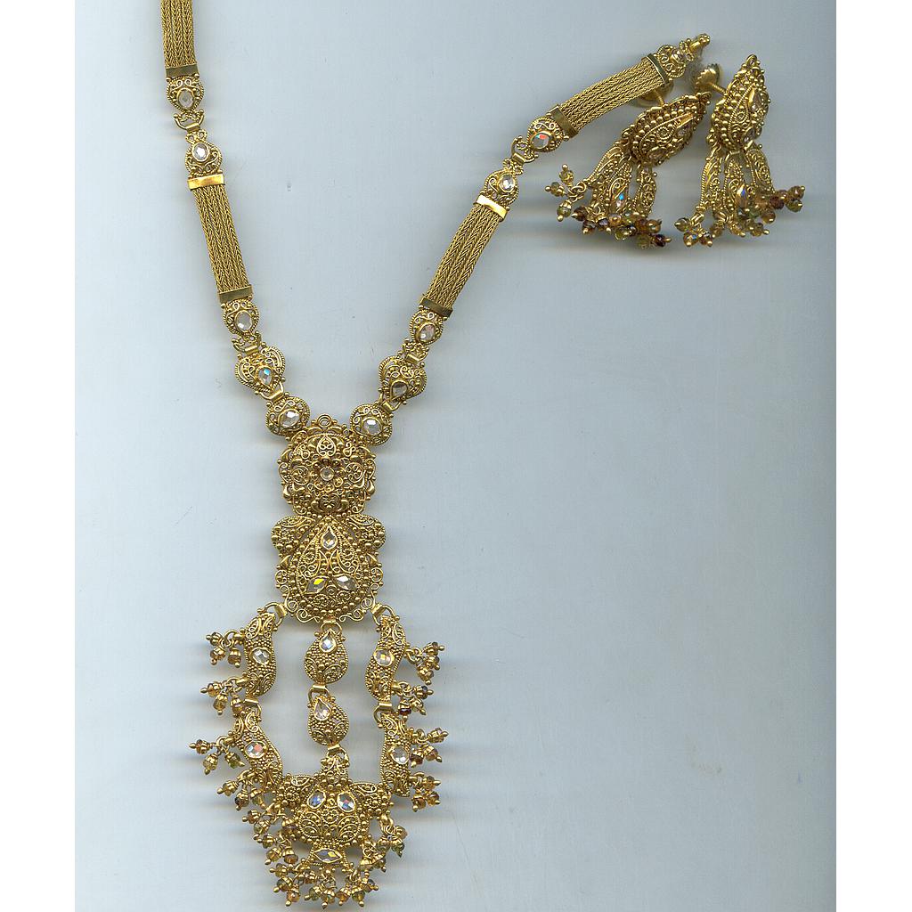 GOLD HALF SET ROUND ANTIQUE EXCLUSIVE