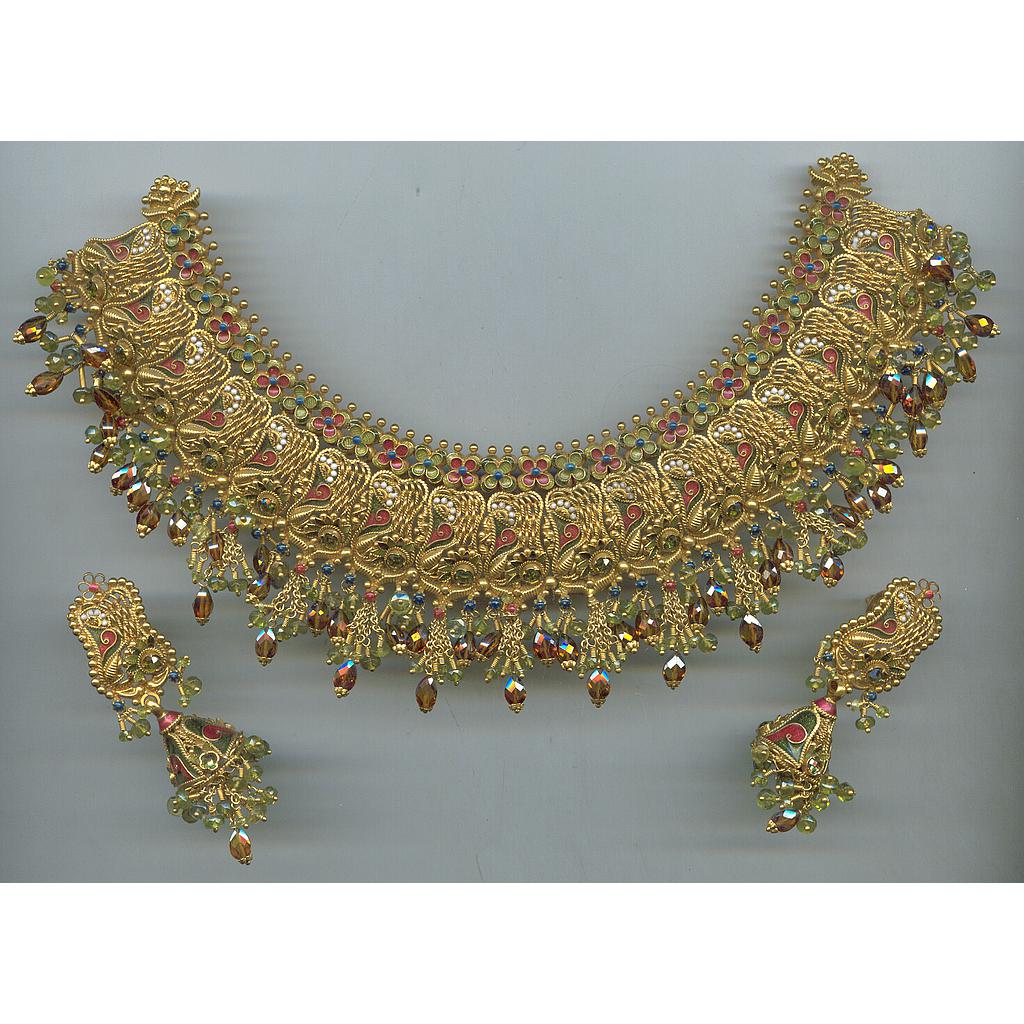 GOLD HALF SET ROUND ANTIQUE EXCLUSIVE