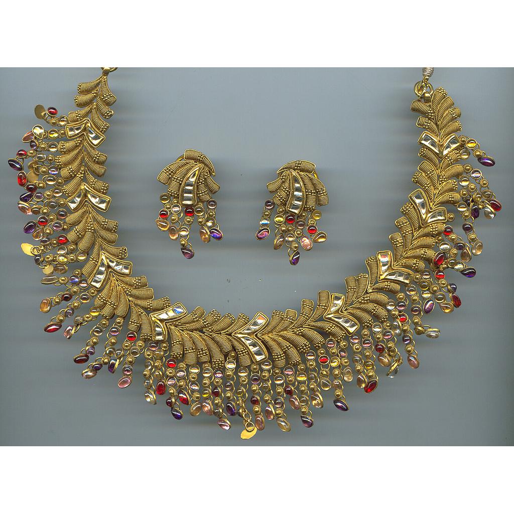 GOLD HALF SET ROUND ANTIQUE EXCLUSIVE
