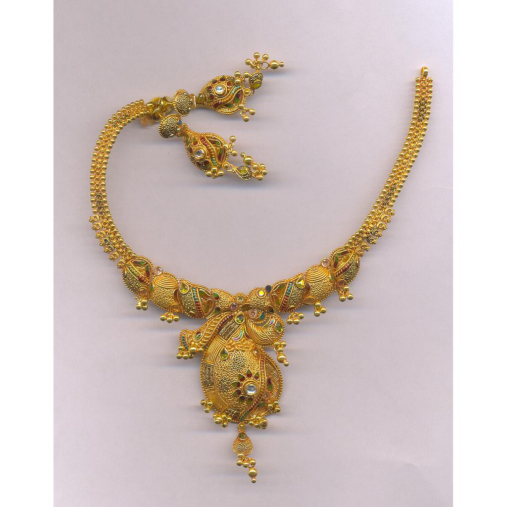 GOLD HALF SET ROUND ANTIQUE EXCLUSIVE