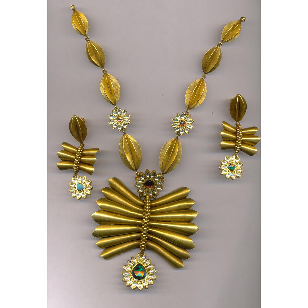 GOLD HALF SET ROUND ANTIQUE EXCLUSIVE