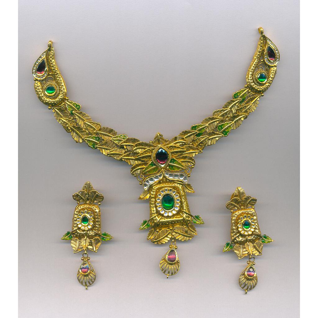 GOLD HALF SET ROUND ANTIQUE EXCLUSIVE