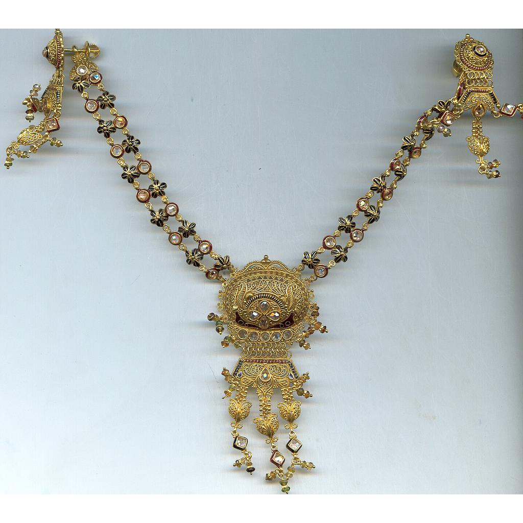GOLD HALF SET ROUND ANTIQUE EXCLUSIVE