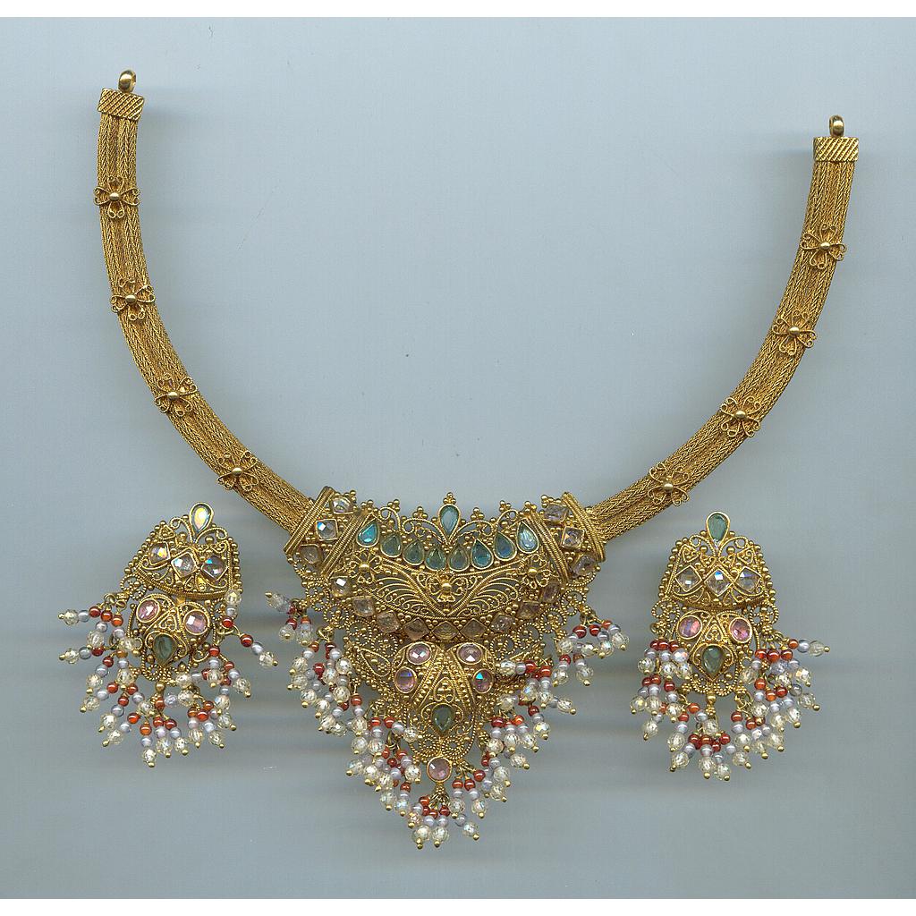 GOLD HALF SET ROUND ANTIQUE EXCLUSIVE