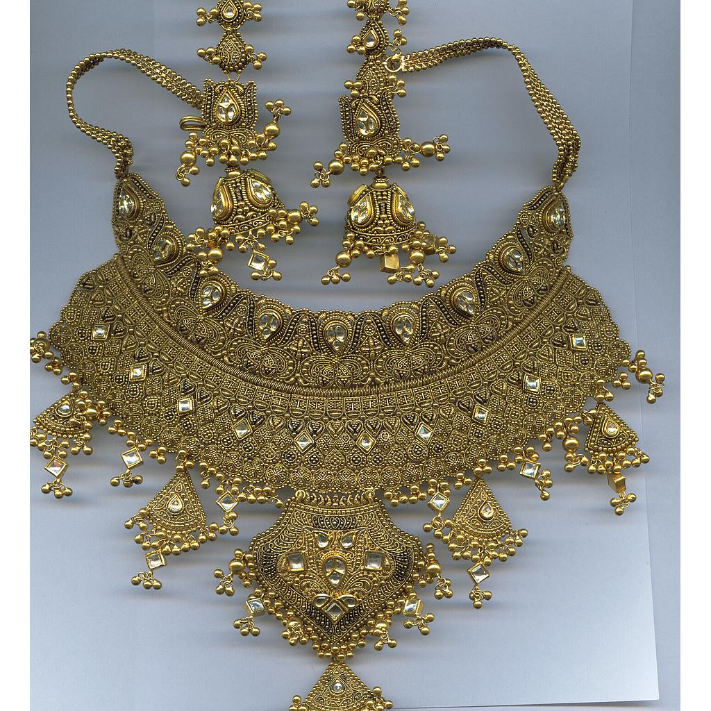 GOLD HALF SET ROUND ANTIQUE EXCLUSIVE