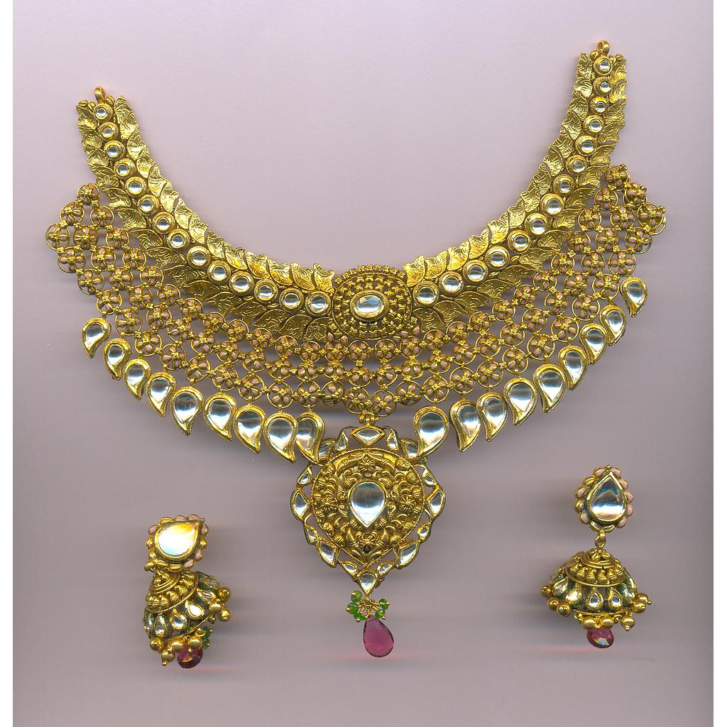 GOLD HALF SET ROUND ANTIQUE EXCLUSIVE