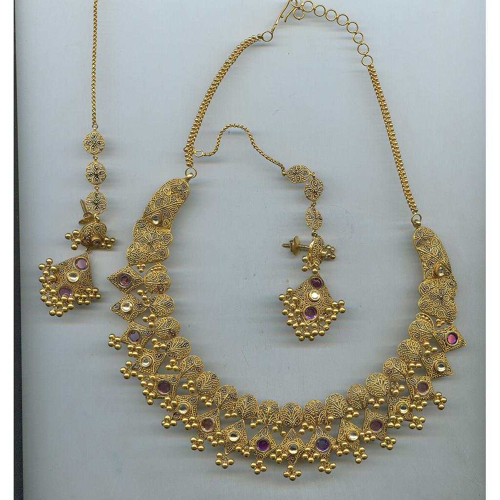 GOLD HALF SET ROUND ANTIQUE EXCLUSIVE