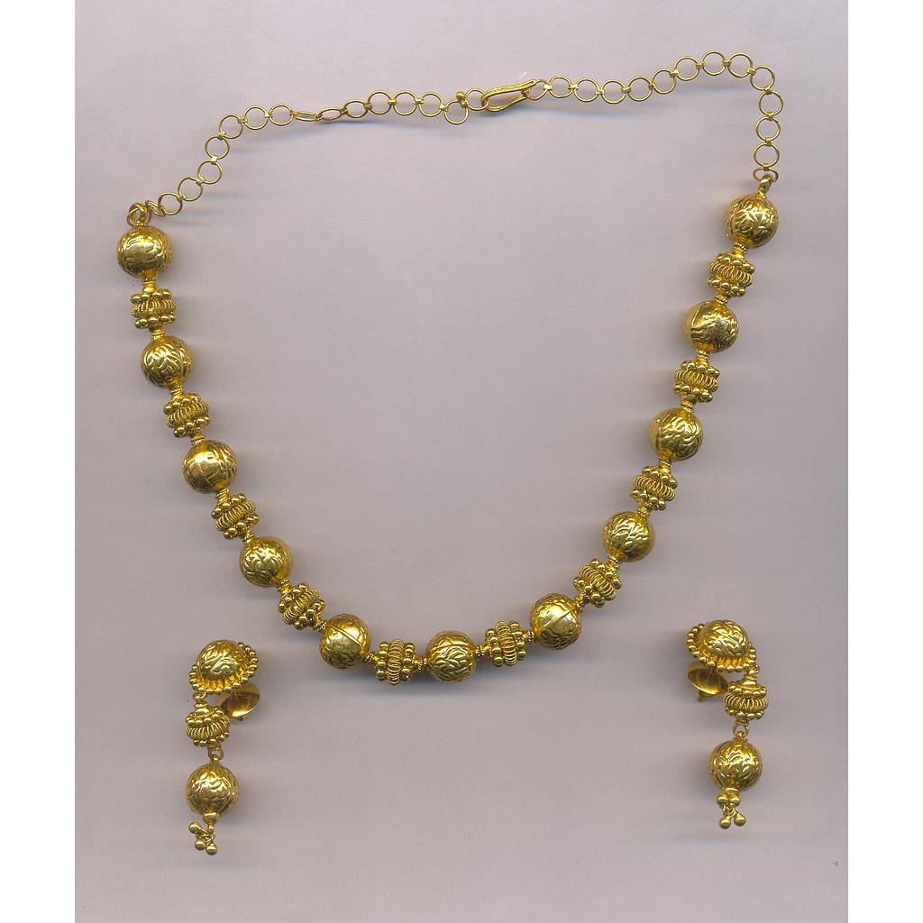 GOLD HALF SET ROUND ANTIQUE EXCLUSIVE