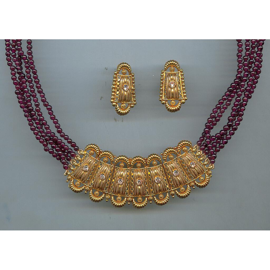 GOLD HALF SET ROUND ANTIQUE EXCLUSIVE