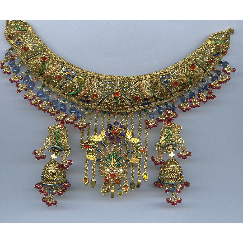 GOLD HALF SET ROUND ANTIQUE EXCLUSIVE