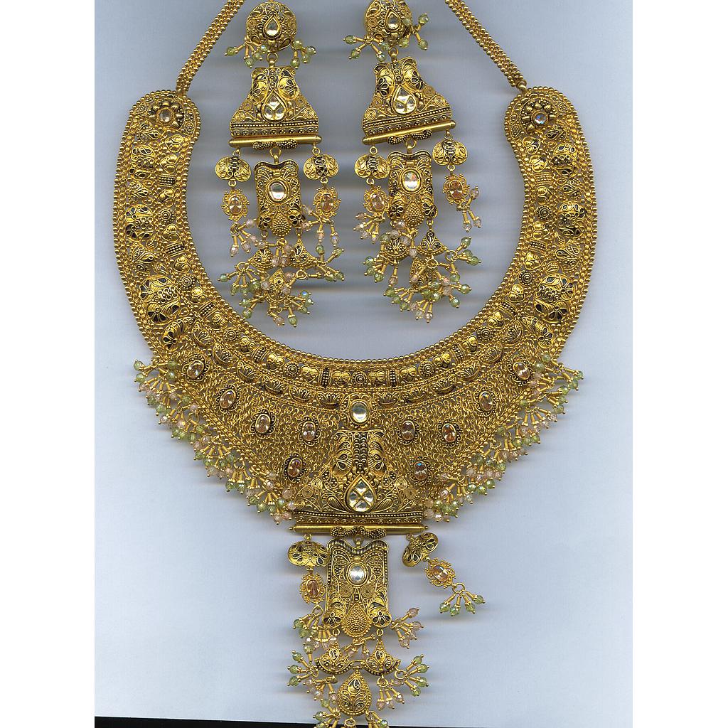 GOLD HALF SET ROUND ANTIQUE EXCLUSIVE