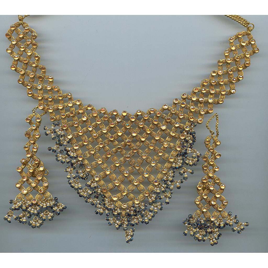GOLD HALF SET ROUND ANTIQUE EXCLUSIVE