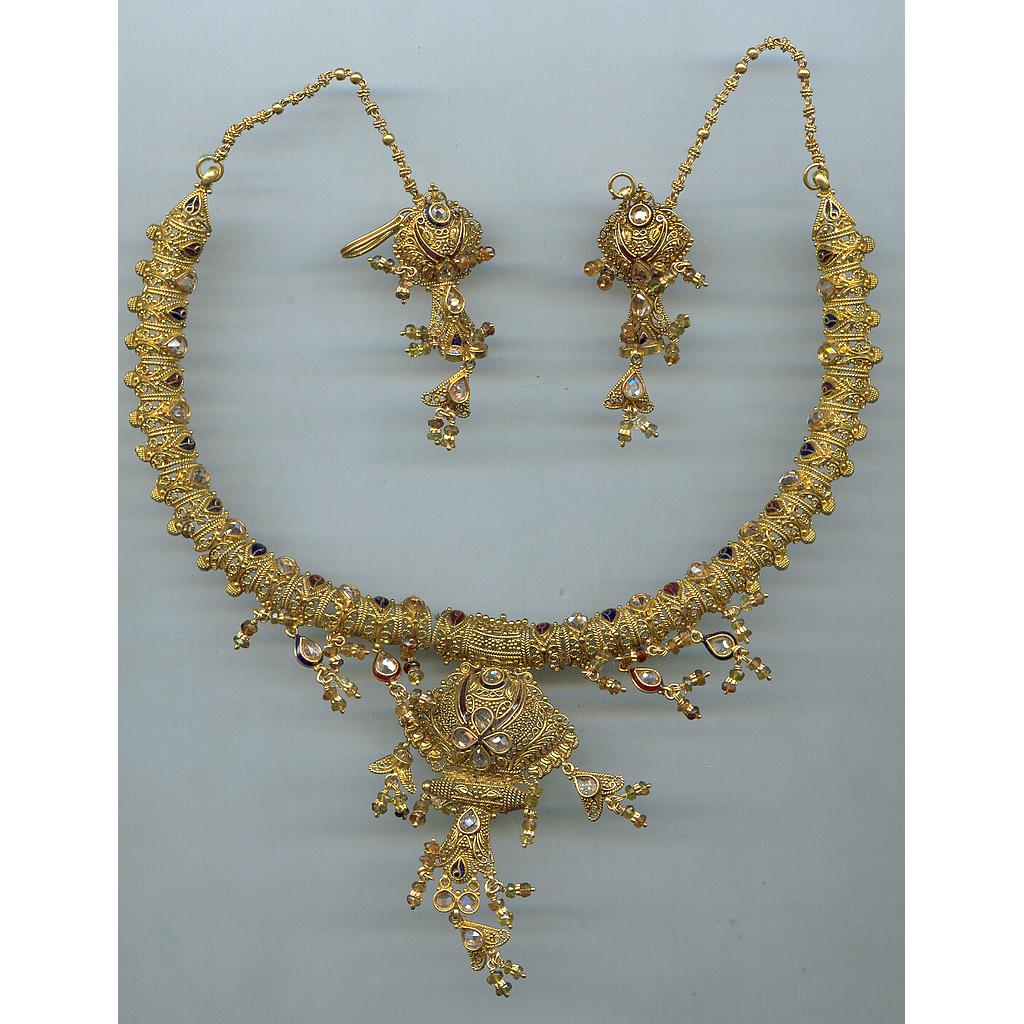 GOLD HALF SET ROUND ANTIQUE EXCLUSIVE